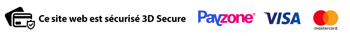 Paiement sécurisé (Payzone, Visa, Mastercard)